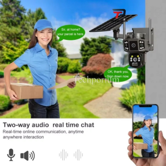 Solar Security Camera 8MP 4K WiFi and 4MP Dual Lens  Price in Pakistan | LAPTAB