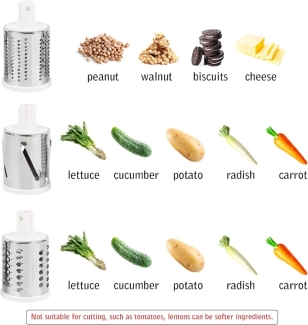 Stainless Steel Table Top Drum Grater - Manual Multi-Functional Slicer Price in Pakistan | LAPTAB