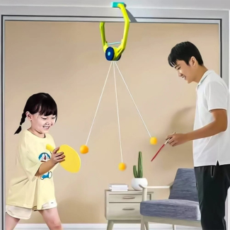 Hanging Table Tennis Trainer Set for Kids  2 Rackets 3Ball Price in Pakistan | LAPTAB