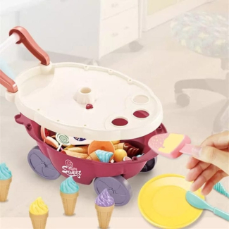 Fantastic Kids Toys 36 Pcs Ice Cream Play Set with Desserts Price in Pakistan | LAPTAB