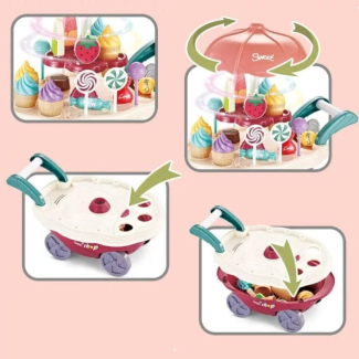 Fantastic Kids Toys 36 Pcs Ice Cream Play Set with Desserts Price in Pakistan | LAPTAB