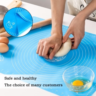 Silicone Baking Mat for Rolling Dough, Pastry, and Roti - Non-Stick