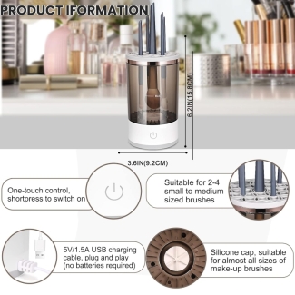 Automatic USB Makeup Brush Cleaner Machine for Quick and Deep Cleaning Price in Pakistan | LAPTAB