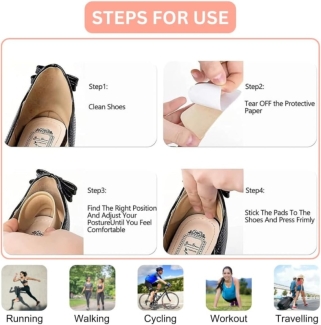 2pcs Back Shoe/Sandal Insoles for Foot Pain Relief and Comfort Price in Pakistan | LAPTAB