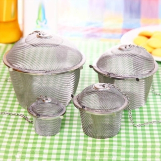 Stainless Steel Tea Infuser Filter with Hanging Chain and Mesh Strainer Price in Pakistan | LAPTAB