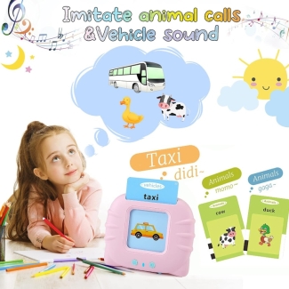Audible Baby Reading Machine - Educational Talking Flash Card Toy for Kids Price in Pakistan | LAPTAB