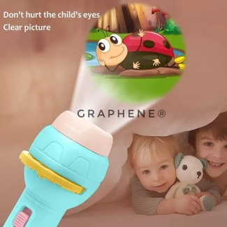 Kids Projector Torch - Educational Flashlight with 3 to 10 Reels, Multicolor Price in Pakistan | LAPTAB