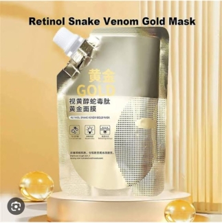 Retinol Snake Venom Gold Mask for Skin Vitality and Hydration