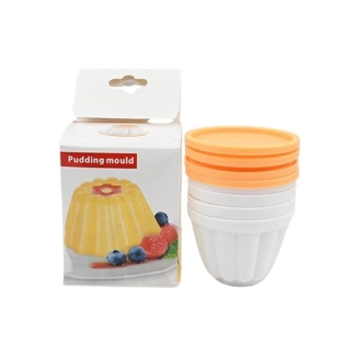 4 Pcs Pudding Mold Set for Custard, Jelly, and Panna Cotta Desserts Price in Pakistan | LAPTAB