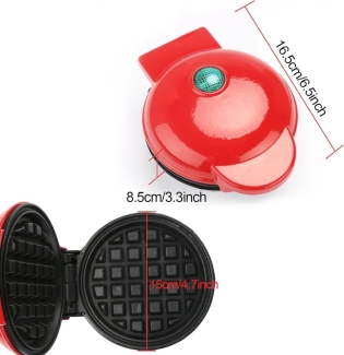 Mini Electric Waffle Maker - Compact, Quick Cooking, Non-Stick Design Price in Pakistan | LAPTAB
