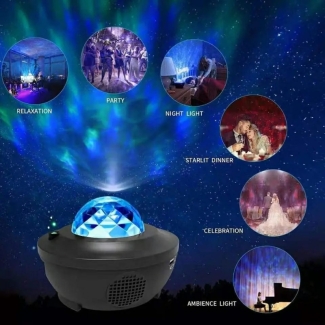 Galaxy Night Light Ceiling Lamp - 3-in-1 Projector with Bluetooth Speaker Price in Pakistan | LAPTAB