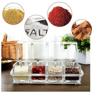 Crystal Seasoning Box - Airtight Sauce Containers for Home and Office Price in Pakistan | LAPTAB