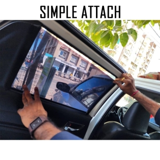 Car Window Sunshade Sheet Set of 4 - Breathable Mesh for Glare Protection Price in Pakistan | LAPTAB