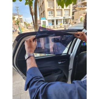 Car Window Sunshade Sheet Set of 4 - Breathable Mesh for Glare Protection Price in Pakistan | LAPTAB