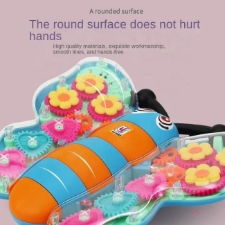 GEAR Butterfly Toy with 360? Rotation, Lights, and Music for Kids