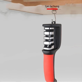 Stainless Steel 4-Stage Knife Sharpener with Soft Plastic Handle Price in Pakistan | LAPTAB