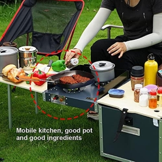 Non-Stick Frying Pan with Folding Wooden Handle for Easy Storage Price in Pakistan | LAPTAB