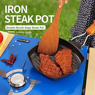 Non-Stick Frying Pan with Folding Wooden Handle for Easy Storage Price in Pakistan | LAPTAB