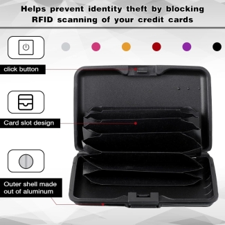 Waterproof Stainless Steel Business Credit Card Case with RFID Protection Price in Pakistan | LAPTAB