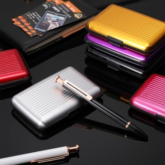 Waterproof Stainless Steel Business Credit Card Case with RFID Protection Price in Pakistan | LAPTAB