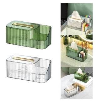New Acrylic Tissue Box with Multi-Grid Design for Home and Office Use Price in Pakistan | LAPTAB