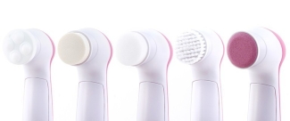 5 in 1 Facial Cleanser & Massager with Nylon and Sponge Heads Price in Pakistan | LAPTAB