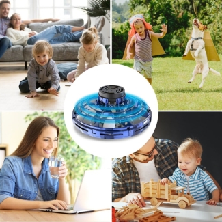 Mini Flying Spinner Luminous Toy - USB Rechargeable Indoor Fun for Kids Price in Pakistan | LAPTAB