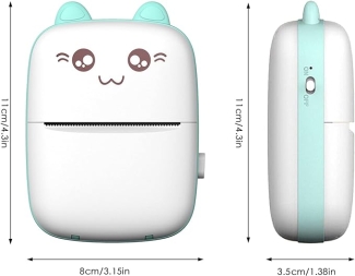 MINI PRINTER Adhesive Small Portable Bluetooth Printer - Blue or Pink Price in Pakistan | LAPTAB