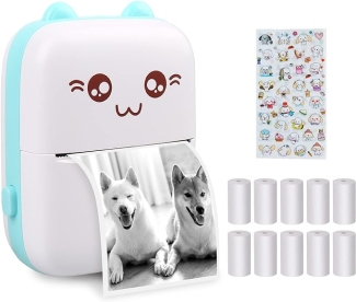 MINI PRINTER Adhesive Small Portable Bluetooth Printer - Blue or Pink Price in Pakistan | LAPTAB