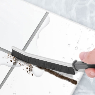 2pcs Bathroom Tile Corner Brush - Flexible Nylon Bristles for Deep Cleaning Price in Pakistan | LAPTAB
