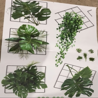 3D Green Plant Wall Stickers - Removable Vinyl Decals for Home Decor Price in Pakistan | LAPTAB