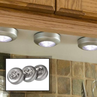 LED Tap Light - Battery-Operated Touch Lamp with 3 Bright White LEDs Price in Pakistan | LAPTAB