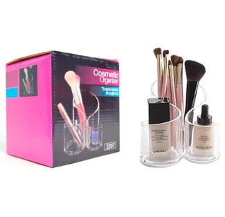 Acrylic Cosmetic Organizer Grid Box with Lipstick Holder and Compartments Price in Pakistan | LAPTAB