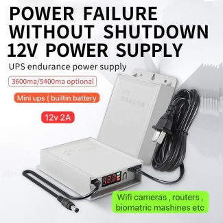 Mini UPS Battery Backup 12V 2A Power Supply for Routers and Cameras Price in Pakistan | LAPTAB