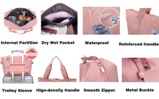 Expandable Oxford Pillow Bag - Lightweight Waterproof Travel Tote with Multiple Sizes Price in Pakistan | LAPTAB