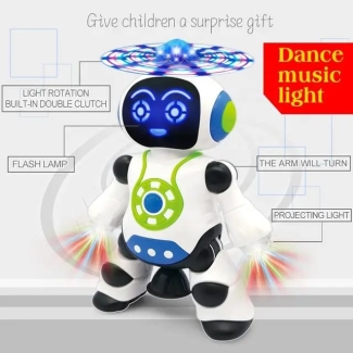 Dancing Fan Robot with 3D Lights and Music for Kids, 6 Inches Tall Price in Pakistan | LAPTAB