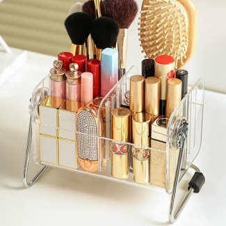 Clear Acrylic Desktop Remote Control and Cosmetic Organizer Box Price in Pakistan | LAPTAB