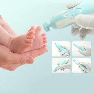 Electric Baby Nail Trimmer with 6 Grinding Heads and Carrying Case Price in Pakistan | LAPTAB
