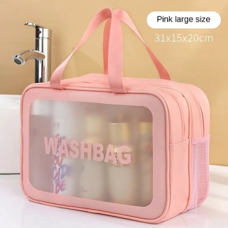 Double Layer Waterproof Travel Cosmetic Bag for Toiletries and Makeup Price in Pakistan | LAPTAB