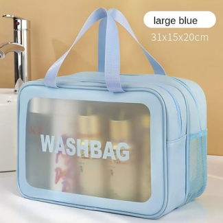 Double Layer Waterproof Travel Cosmetic Bag for Toiletries and Makeup Price in Pakistan | LAPTAB