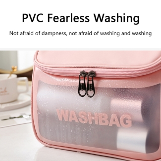 Waterproof Travel Cosmetic Washbag Organizer - Durable PU Material, Transparent Price in Pakistan | LAPTAB