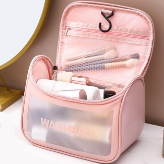 Waterproof Travel Cosmetic Washbag Organizer - Durable PU Material, Transparent Price in Pakistan | LAPTAB