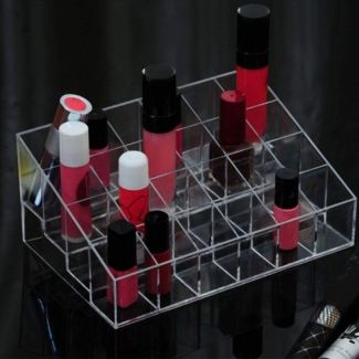 24 Grids Acrylic Lipstick Organizer Box for Cosmetics and Jewelry Storage Price in Pakistan | LAPTAB