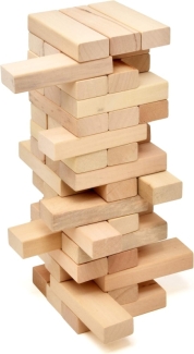 Jenga Wooden Stacking Tower Game for Kids & Adults - 48 Piece Set Price in Pakistan | LAPTAB