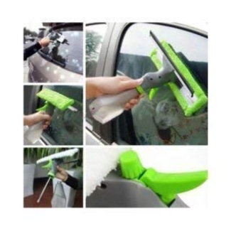 3-in-1 Window Cleaner with Spray Bottle, Microfiber Head and Rubber Wiper Price in Pakistan | LAPTAB