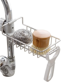 Stainless Steel Faucet Rack Sponge Holder for Kitchen and Bathroom Organization Price in Pakistan | LAPTAB