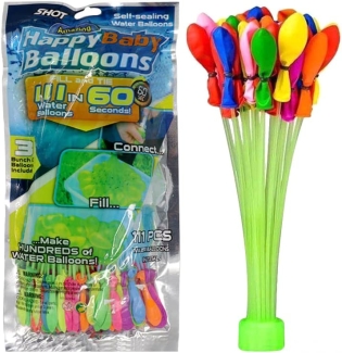 Fast Fill Water Balloon Kit - Quickly Fill 111 Balloons for Fun Games Price in Pakistan | LAPTAB