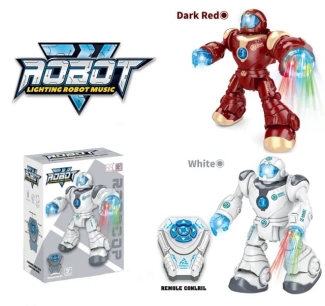 Remote Control Robot with Light and Sound - Interactive Toy for Kids