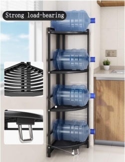 Foldable Corner Shelf with Tripod Base - Space-Saving 3-Tier Design Price in Pakistan | LAPTAB