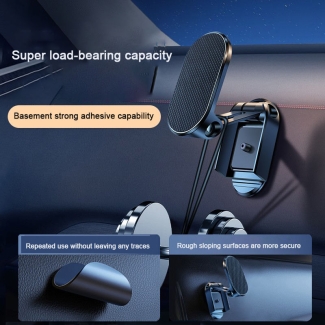 Car Magnetic Mobile Holder - Self-Adhesive Aluminum Alloy Phone Stand Price in Pakistan | LAPTAB
